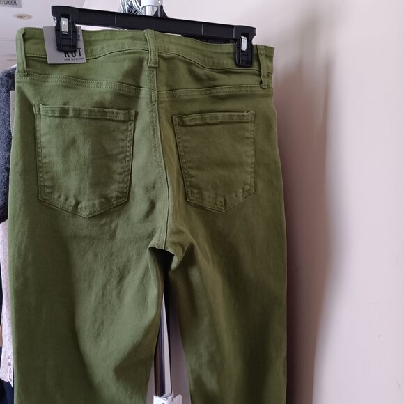 NWT KUT Sage High Waist Ankle Flare Frayed Hem Jean - Picture 6 of 14